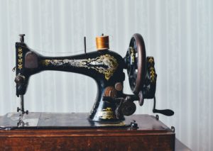 vintage hand sewing machine
